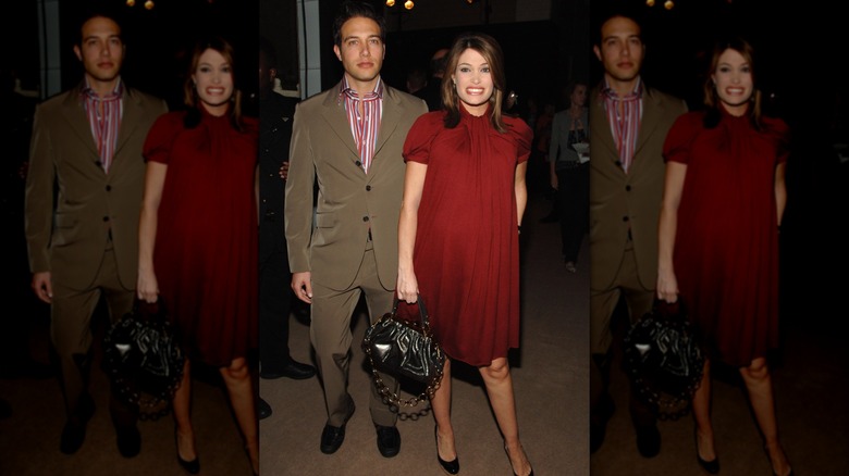 Pregnant Kimberly Guilfoyle with Eric Villency