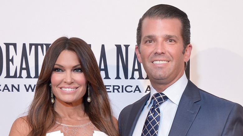 Kimberly Guilfoyle with Donald Trump Jr.