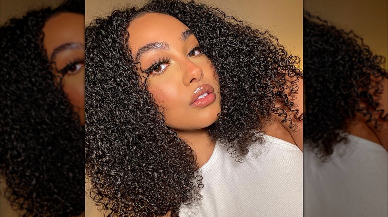 Woman with radiant skin