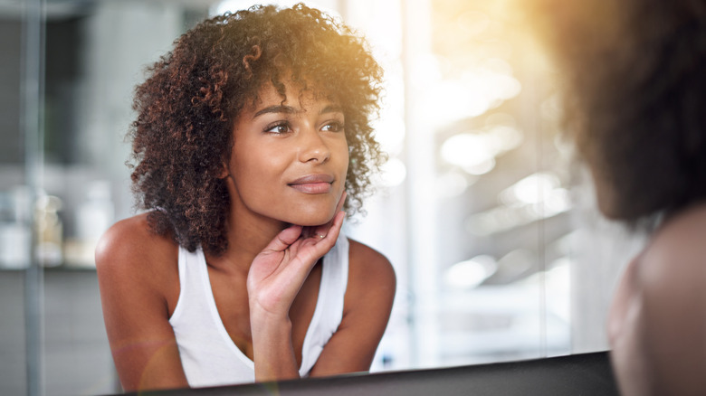 Looking at reflection