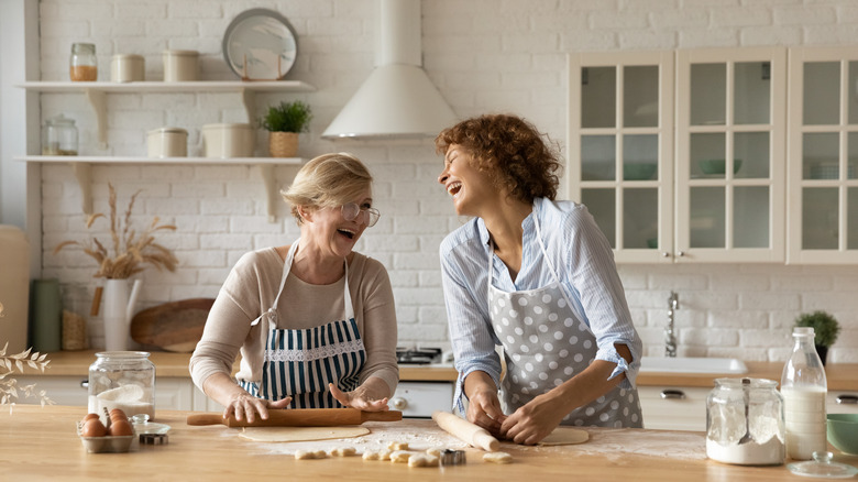 Women engaging with each other