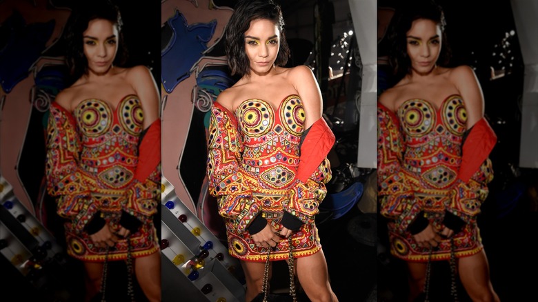 vanessa hudgens wearing aztec in 2017