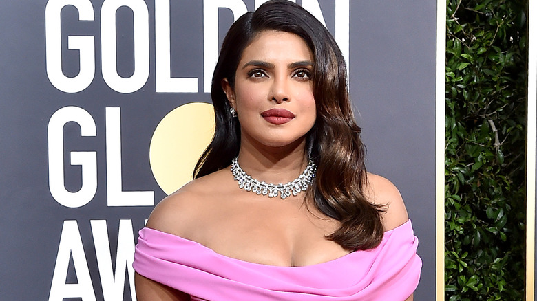 Priyanka Chopra brunette babylights