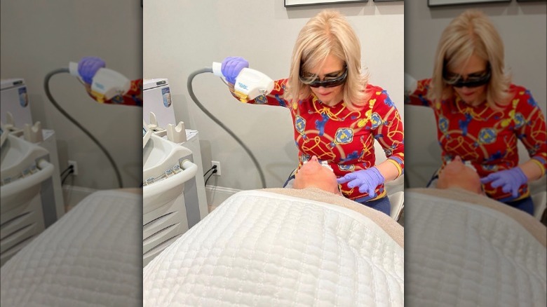 A BBL Hero procedure in progress