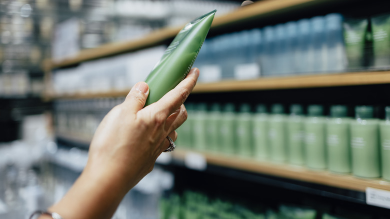 Shopping for beauty products