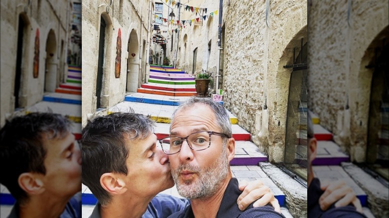 Dr. Brent Ridge and Josh Kilmer-Purcell posing