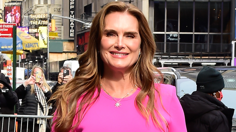 Brooke Shields smiling