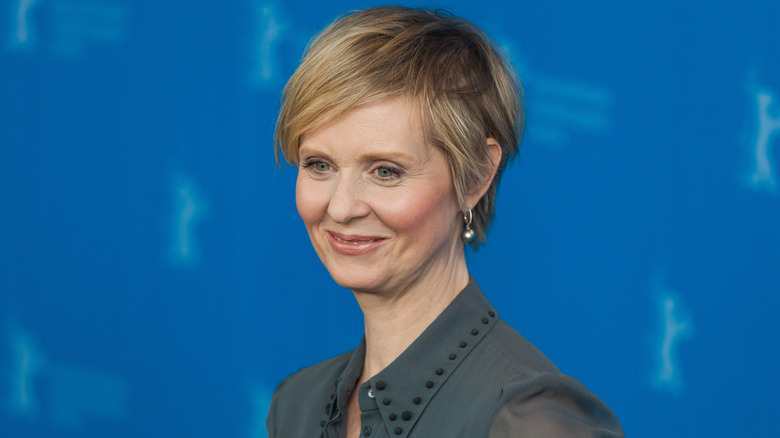 Cynthia Nixon posing