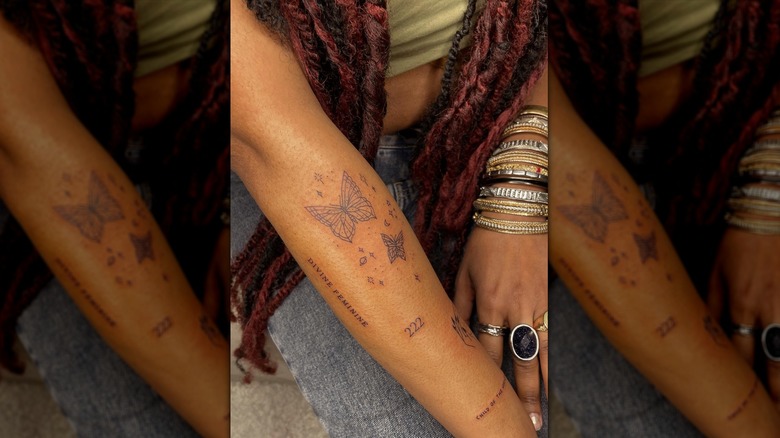 Sticker sleeve tattoos