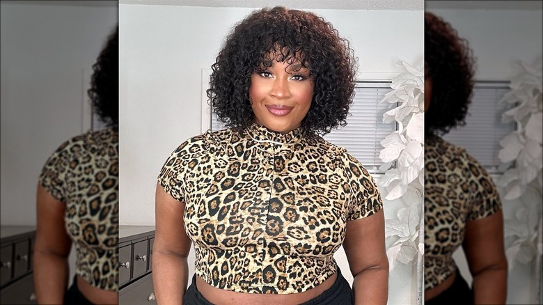 Woman with a textured bob