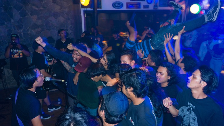 concert mosh pit