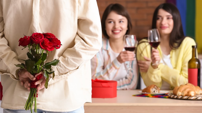 Polyamorous throuple