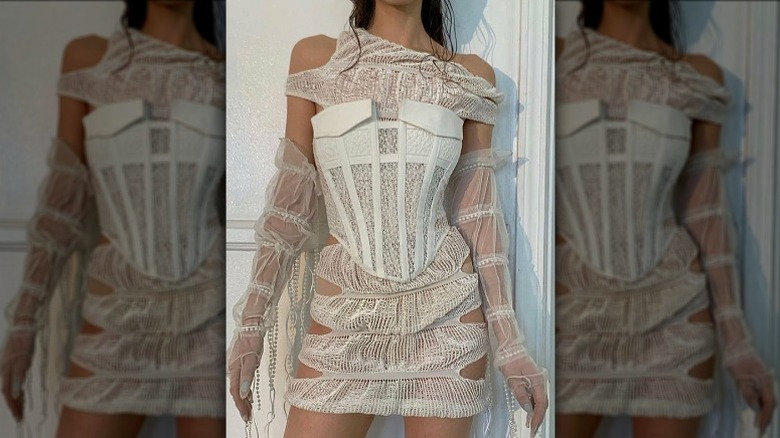 Futuristic looking outfit