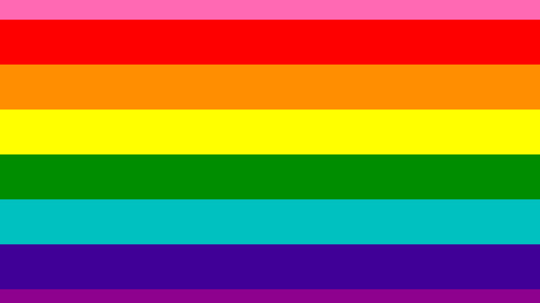 Gilbert Baker Pride flag