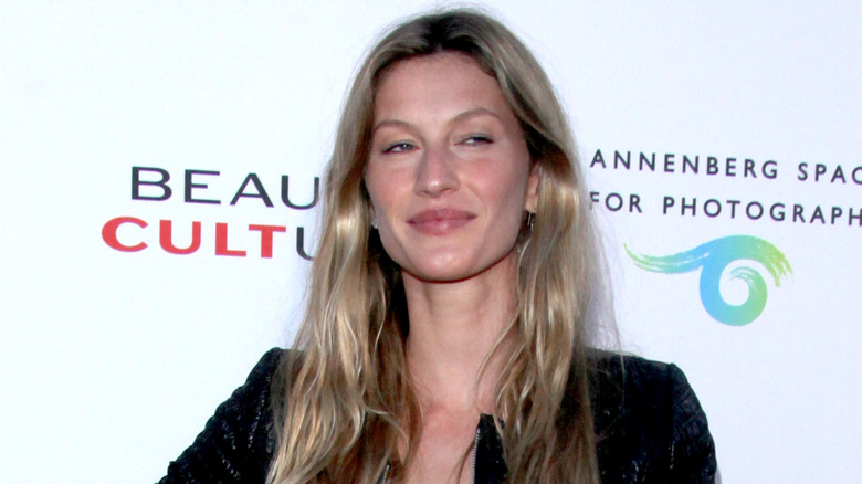 Gisele Bundchen smiling