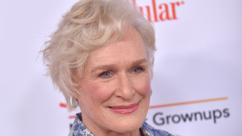 Glenn Close on a red carpet