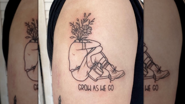Growth affirmation tattoo