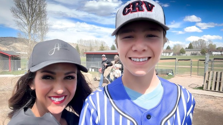 Lauren Boebert with her son