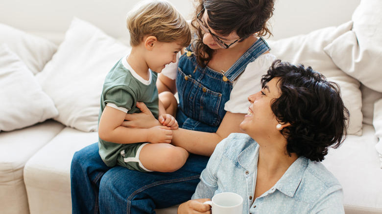 same sex family with kid