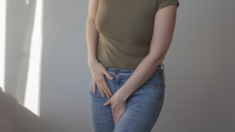 woman with incontinence