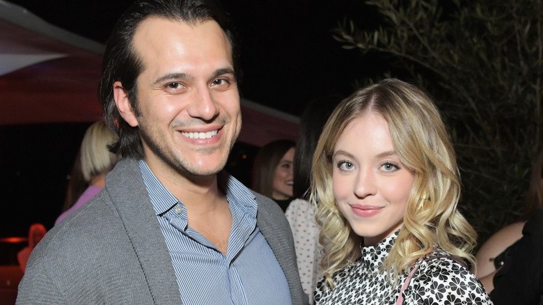 Sydney Sweeney and Jonathan Davino at an event