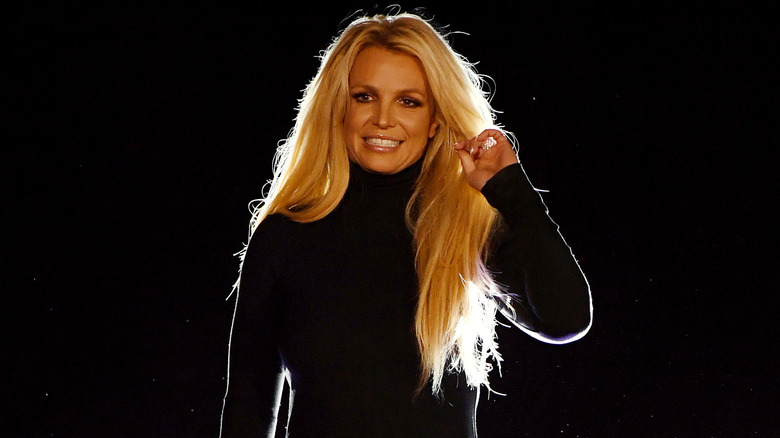 Britney Spears on the stage