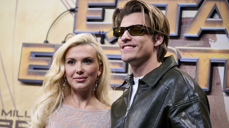 Millie Bobby Brown and Jake Bongiovi on the red carpet