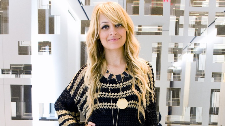 Nicole Richie with hair extensions