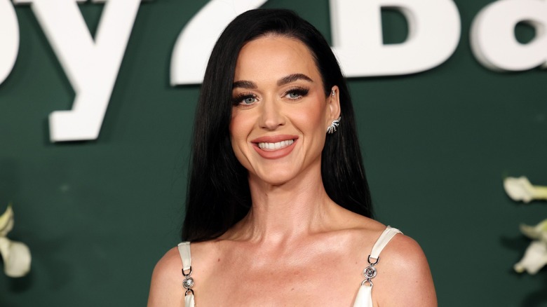 Katy Perry smiling on the red carpet