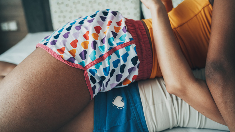 People being intimate