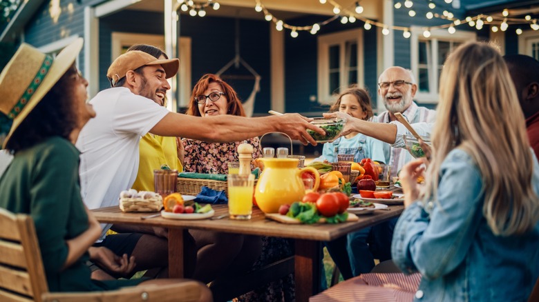 Friends and family dinner