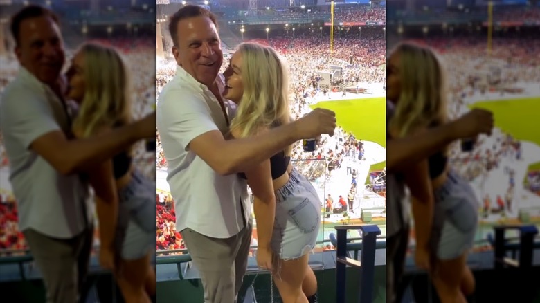 Nicholas Riccio with Karoline Leavitt