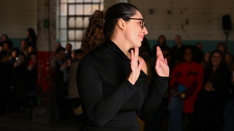 Karoline Vitto at Fashion Week