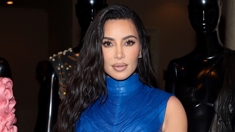 Kim Kardashian posing