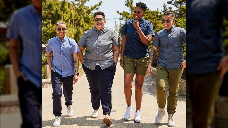 Four models in Kirrin Finch