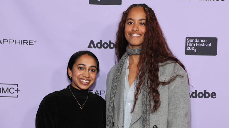 Malia Obama with Ayesha Nadarajah
