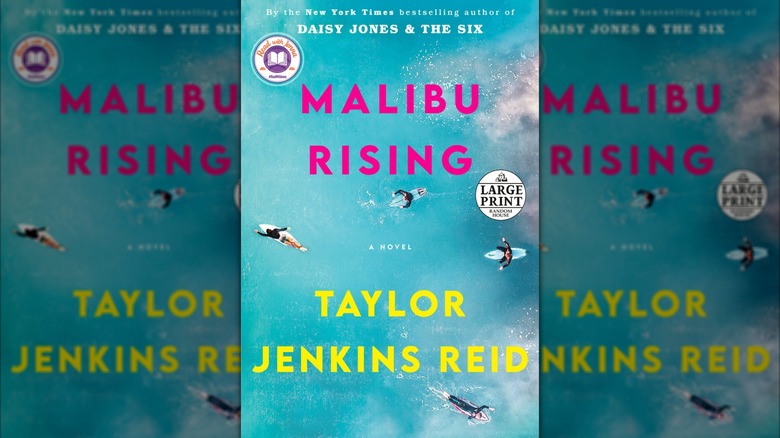 Book cover of "Malibu Rising" by Taylor Jenkins Reid