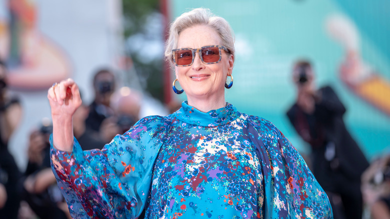 Meryl Streep on a red carpet