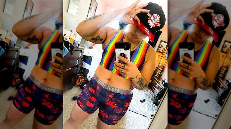 Person in Play Out Apparel 