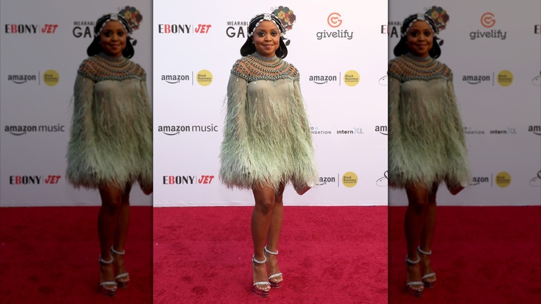 Quinta Brunson on the red carpet