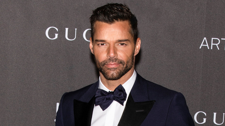 Ricky Martin on the red carpet