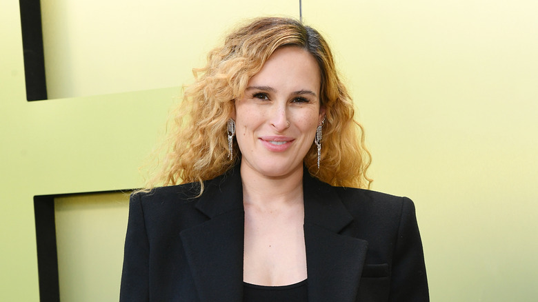 Rumor Willis smiling for photo