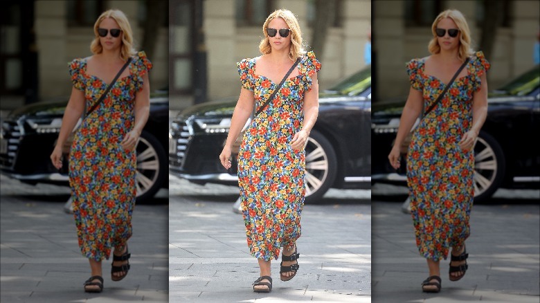 sundress with birkenstocks