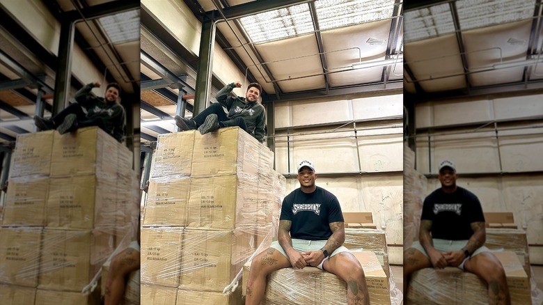 Kalaii Griffin on boxes