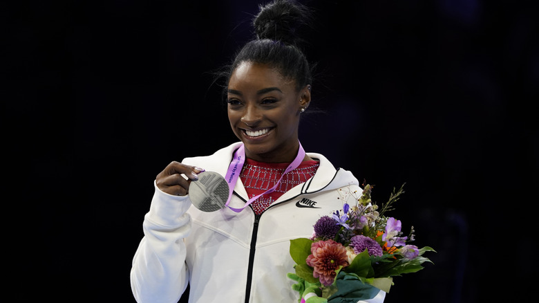 Simone Biles medal