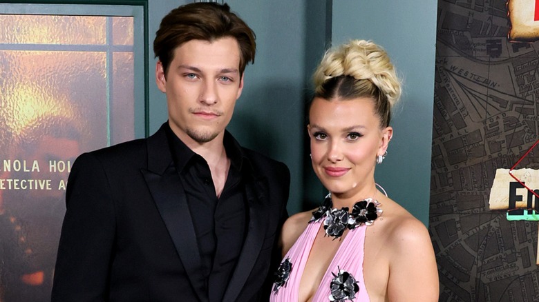 Millie Bobby Brown and Jake Bongiovi on the red carpet