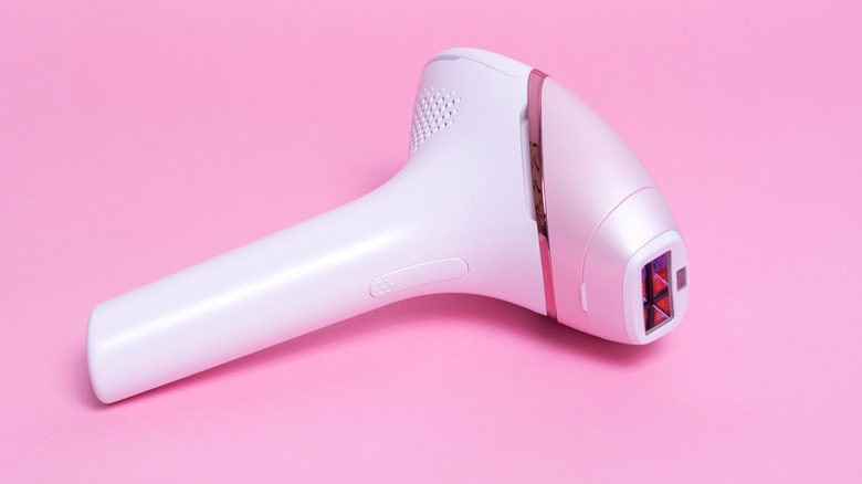 Epilator pink background