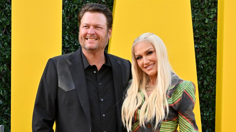 Blake Shelton and Gwen Stefani on the red carpet
