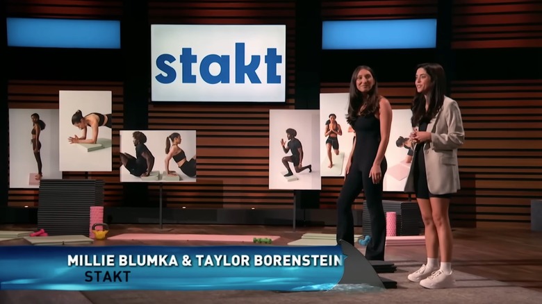 Stakt mat founders Millie Blumka and Taylor Borenstein on Shark Tank