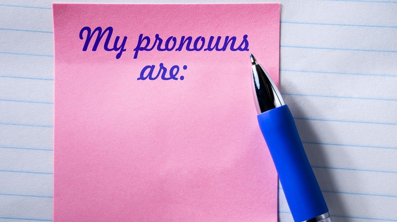 Pronoun note